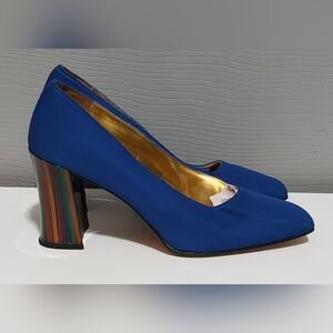 Vintage Nina Rainbow Heel Pumps Size 8M